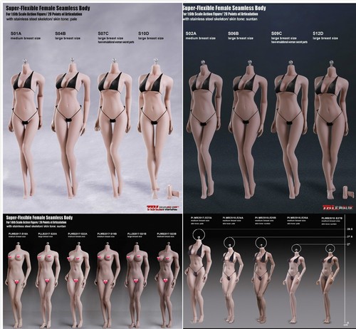 1/6 Modellino Phicen corpo femminile senza cuciture per modello bambola 12 pollici - Foto 1 di 104