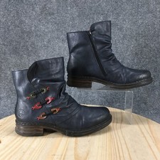 Rieker Boots Womens 42 Felice 81 Side Zip Low...
