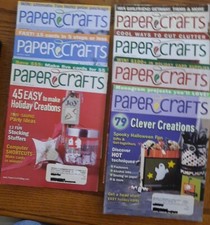 Lot of 7 Paper Craft Magazines 2005-2007 No Longer Published