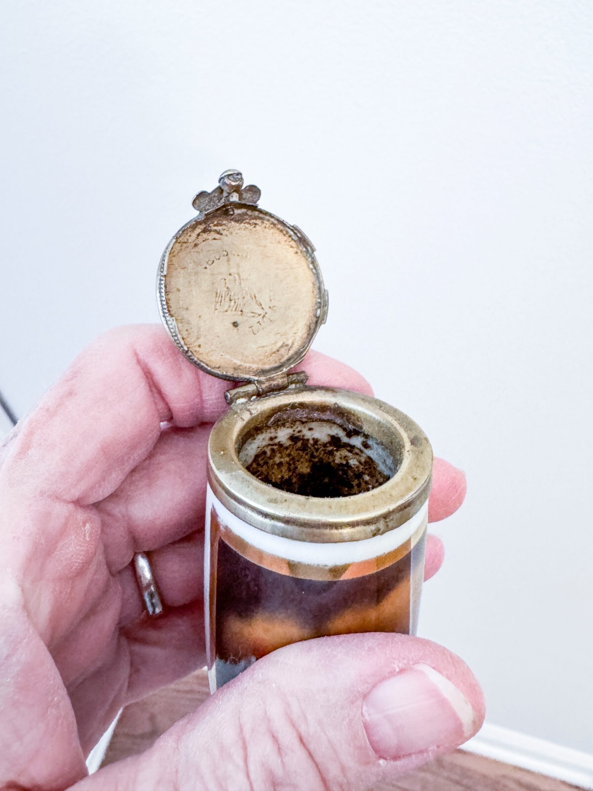 19th C Porcelain Tobacco Pipe French Emperor Napoleon Bonaparte Waterloo Battle