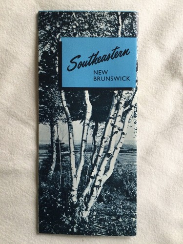 Travel Map "Southeastern New Brunswick" - 1950's - Excellent Condition! - Picture 2 of 9