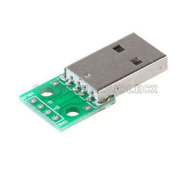 5pcs USB To DIP Adapter Converter 4 Pin For 2.54mm Power Supply DIY PCB Board