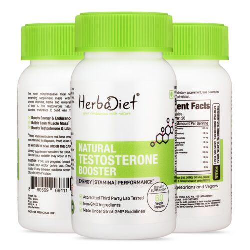 Natural Testosterone Booster Capsules Muscle Strength, Increase Energy & Stamina - Picture 4 of 4