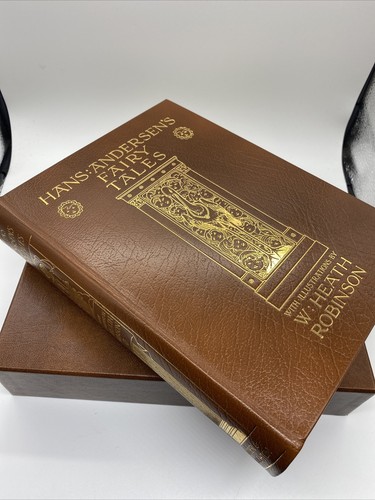 Vintage Leather Bound Book Collectors Edition Hans: Andersen Fairy Tales No. 348 - Picture 2 of 12