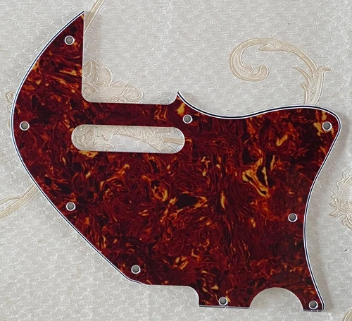 For Fender Merle Haggard f Hole Telecaster Style Guitar Pickguard Red Tortoise