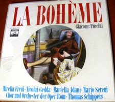 PUCCINI  LA BOHEME box 2 LP Electrola NUOVO - Freni,Gedda,Sereni  Schippers