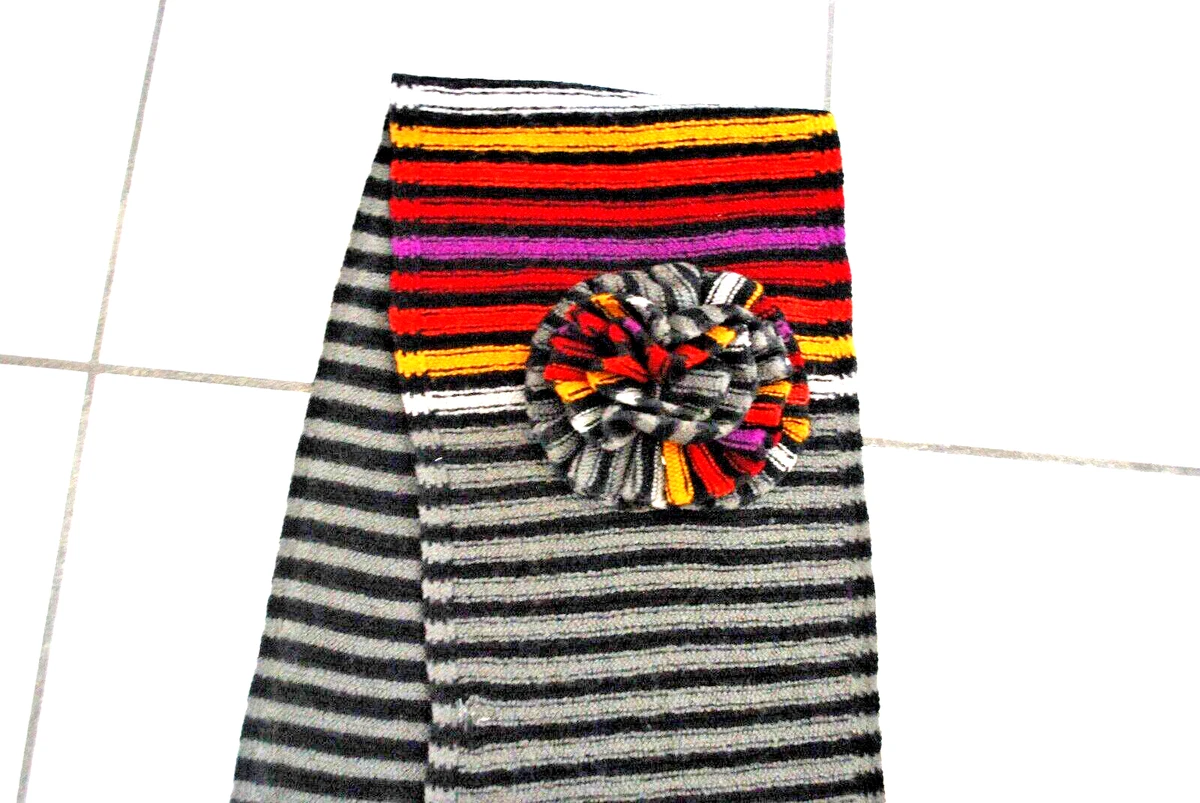Foulard Carré Sonia Rykiel Multicolore En Coton - Occasion En Bon état
