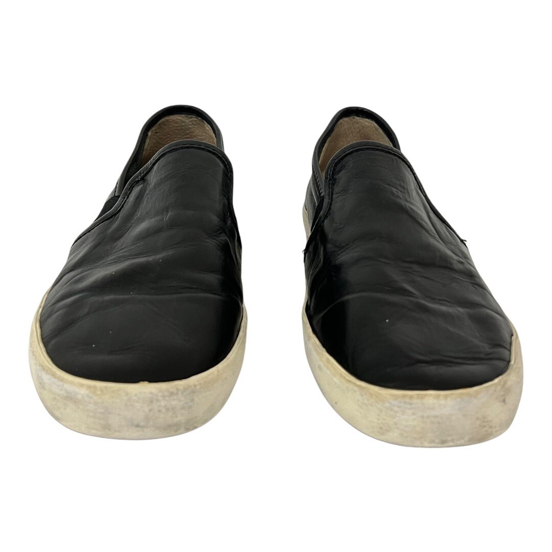 Frye Mens Size 9.5 Black Leather Dylan Slip On Sneaker Style  display picture 1