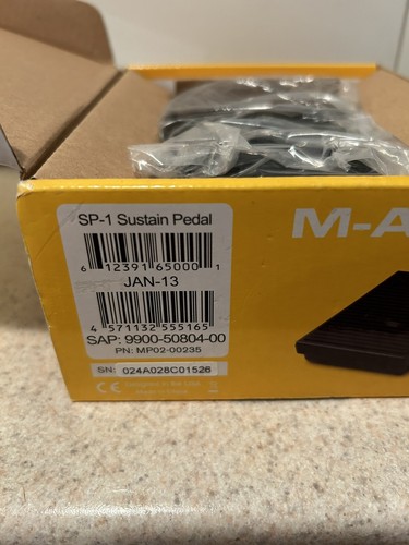 NUEVO (caja abierta) Pedal Sustain M-Audio SP-1 (para teclados electrónicos) usado - Imagen 4 de 9