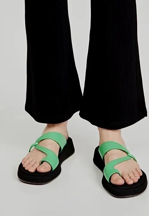 Reike Nen Curved Womens 37.5 | 7.5 Strappy Platform Sandals Reike Nen Curved Womens 37.5 | 7.5 Strappy Platform Sandals