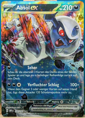 POKEMON - Obsidianflammen - Absol EX - 135/197 - deutsch
