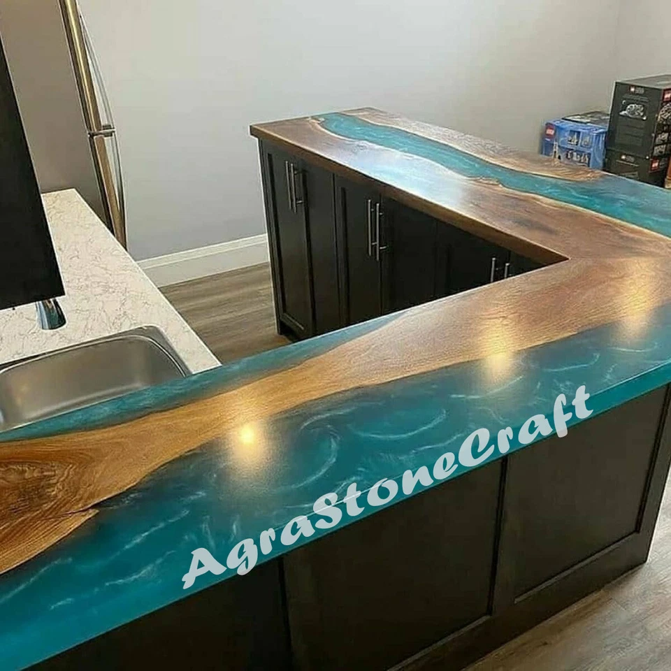 Epoxy Countertop Kitchen countertop Epoxy wood countertop Resin countertop - Image 3 of 4