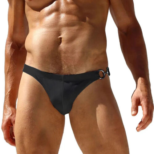 Swimwear Buckle Brief Pride Beach Jock Gaywear Gay Fashion Underwear - Picture 1 of 13