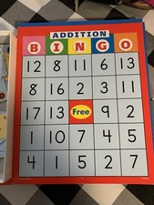 Bingo Bingo Addition on one side, Subtraction on the Other Complete