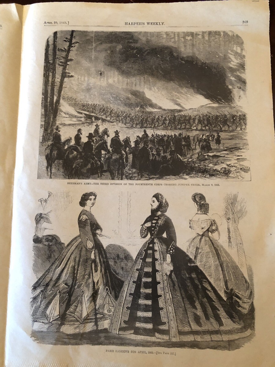 Harper's Weekly 4-29-1865 Assassination of Abraham Lincoln