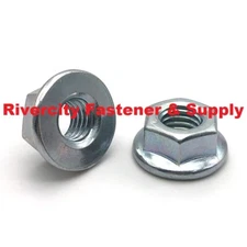 M6-1.0 JIS Flange Nuts Small Hex M6x1.0 Nut 6mm x 1.0 Smooth Flange 10.9