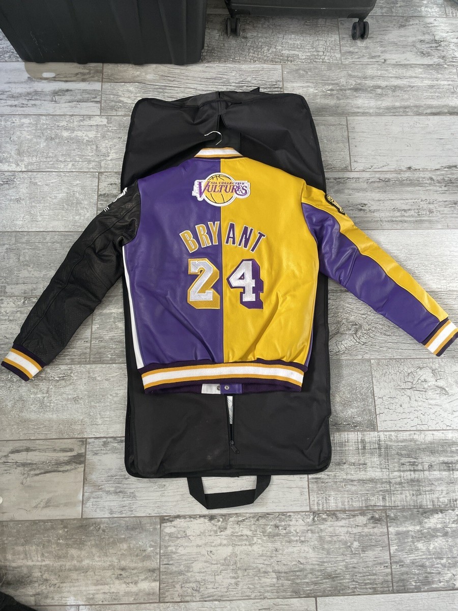 SIA Collective Kobe Bryant Leather Jacket Black Mamba Gigi #24 #2