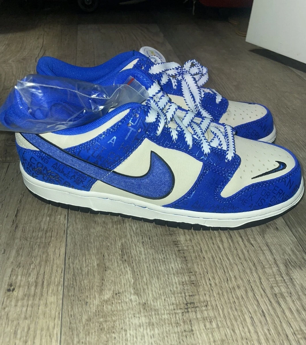 Nike Dunk Low Jackie Robinson GS Racer Blue Coconut DV2203-400