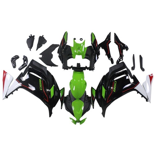 Green White Black Bodywork for Kawasaki 2020 21 22 2023 ER-6F Ninja 650r Fairing - Picture 2 of 11