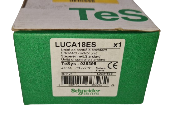 Schneider TeSys LUCA18ES U Standard Control 4.5-18A 48-72VAC/DC inc VAT