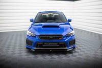 Front Ansatz V.1 FüR Subaru Wrx Sti Mk1 Facelift Schwarz Spoilerlippe Schwert