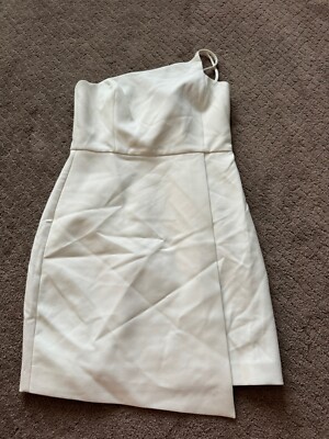 bcbg maxazria Womens Off White Mini Dress Size 6 $278 | eBay