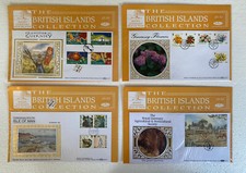 1993 British Islands Collections - 4 First Day Covers Guernsey & Isle of Man