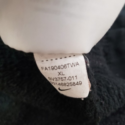 Nike Sweatshirt Youth XL Black Pullover Hooded Pockets - Picture 9 of 13