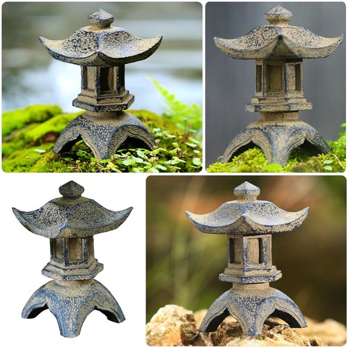 Estatua de Pagodas de Colección Jardín Pagodas Estatuilla Decoración Zen Jardín Decoración - Imagen 5 de 12