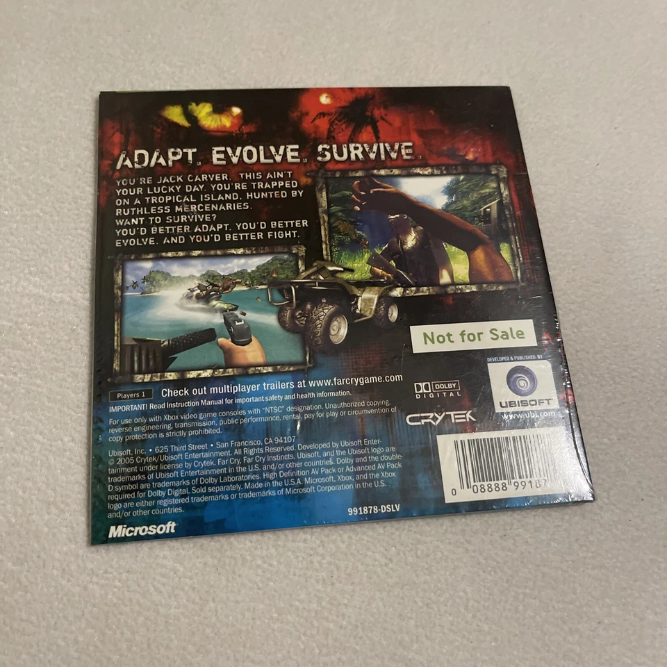 Farcry Instincts Xbox Demo Disc Not For Resale "RARE" Factory Sealed, Collectors - Image 2 of 4
