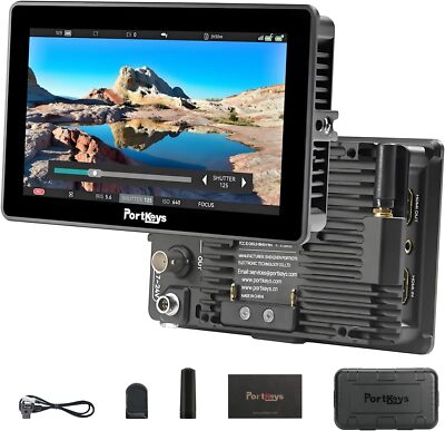 Portkeys BM5IV WR Camera Control Field Monitor 5.5'' 2000nit Dual Screen Wireless