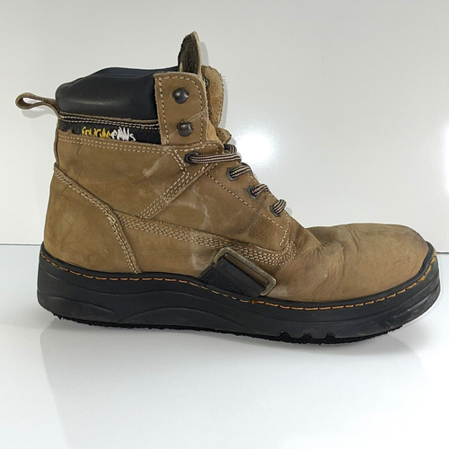 Cougar Paws Roofing Boots Size 11 Peak Performer CPPP Leather Men Pat Pend Soles - Picture 14 of 24