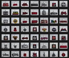 ROCK METAL MUSIC BAND IRON ON PATCHES METALLICA MEGADETH LINKIN PARK RAMMSTEIN