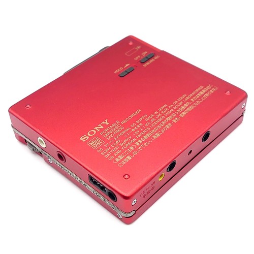 Sony MZ-R900 MiniDisc Recorder Player Red Tested Working Functional MD - Picture 5 of 20