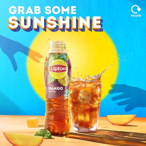 Lipton Mango Bottled Ice Tea 500ml (Pack of 12), soft drink, 100% black tea - Picture 4 of 6