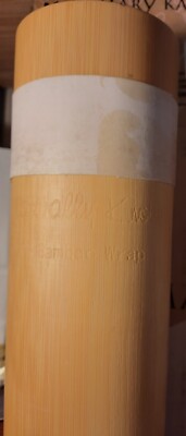 Naturally Knotty Bamboo Container With 100%  Bamboo SOFT White Wrap Inside.