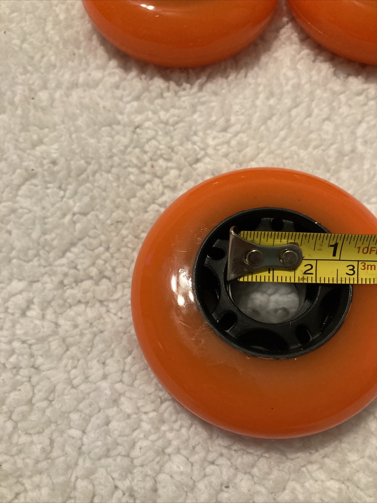 Orange Rollerblade Inline Hockey Skate Wheels 72mm Bearings 8