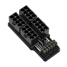 12VHPWR ATX3.0 PCI-E 5.0 Power Modular Adapter to Four ATX 8P Down Angled 90 ...