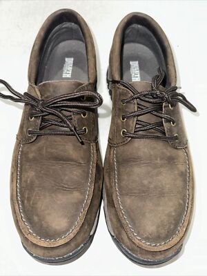 Duluth Trading Men\'s Brown Outdoor Shoes Slide Sz 12 M Duluth Trading Co. Moccasins Mens 11.5 Medium Brown Suede  main image 3