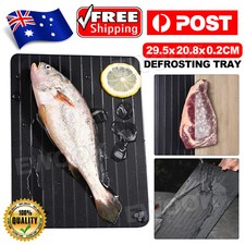 Magic Metal Plate Defrosting Tray Fast Thawing Frozen Meat Defrost Kitchen 2025