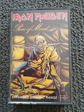 IRON MAIDEN PIECE OF MIND CLASSIC CASSETTE/EMI 4XT-12274/XDR HQ/EXCELLENT COND.