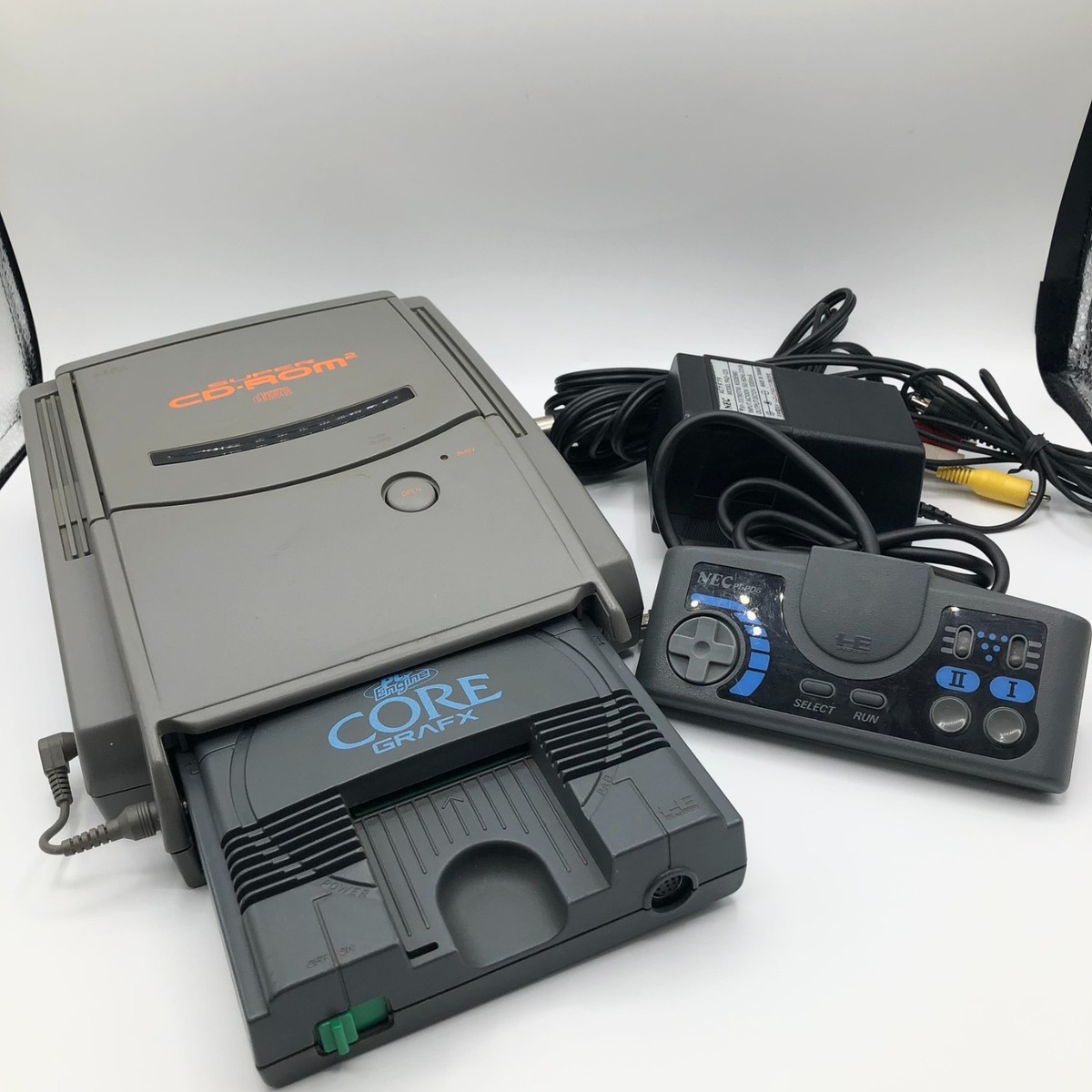 NEC PC Engine SUPER CD-ROM² CoreGrafix Console Does not spin