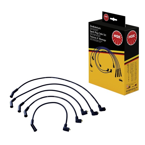 ZüNdleitungssatz 5 Kabel Schwarz NGK Aftermarket-Expertise FüR U.A. Rover 100-image