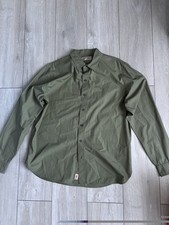 Men’s Aubin Smart Olive Green Button-Up Shirt XL