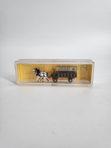 Preiser escala N 9478 juego de figuras "caballos con carro" en embalaje original | Condition: Gebraucht