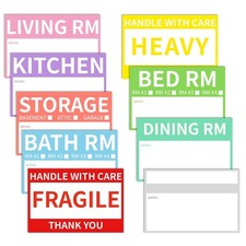 300 Count 2  x 3    Removable Home Moving Box Packing Labels fo