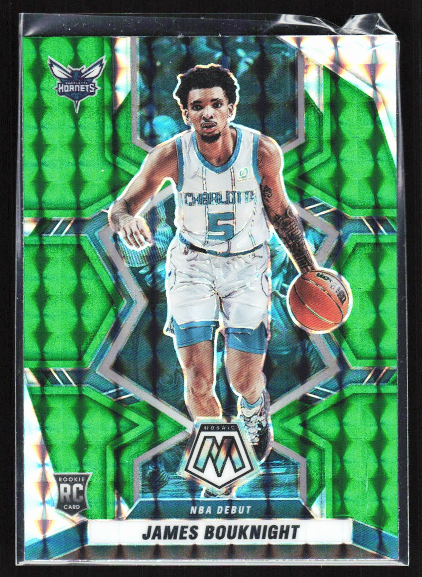 2021-22 PANINI MOSAIC GREEN JAMES BOUKNIGHT RC CHARLOTTE HORNETS #274
