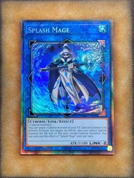 Splash Mage RA04-EN080 Prismatic Collector's Rare 1st Edition