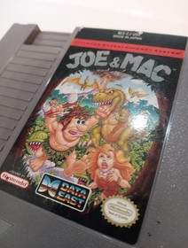 Joe & Mac Nintendo NES Cartridge Only Authentic- TESTED 