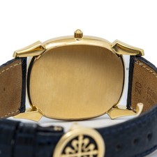 Patek Philippe Golden Ellipse 3738/119 w/Paper 18k YG Blue Dial Auto Men's 31mm 6